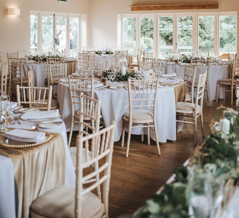 Wedding Reception Table Set Up