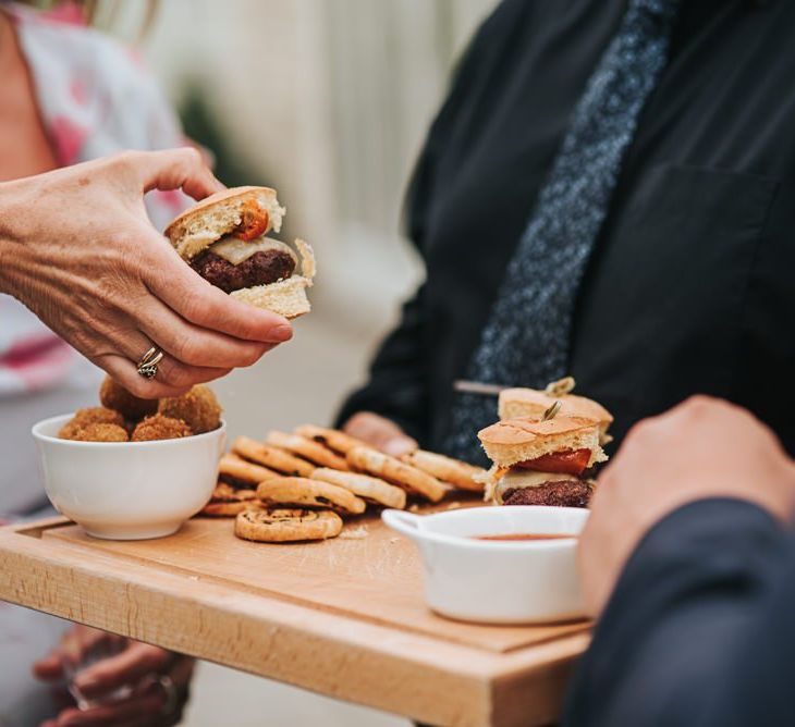 Guests Tuck In To Yummy Canapes