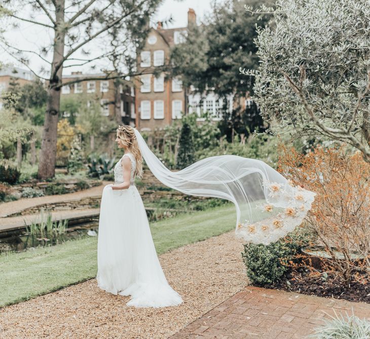 Disney Princess Bride Sleeping Beauty Inspired Wedding With Opulent Florals And Bride In Blush Pink With Images From Rebecca Carpenter Photography