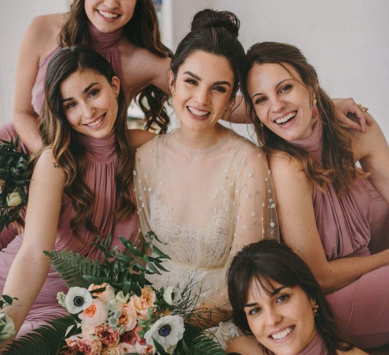 Bridal Party Portrait for Small Wedding