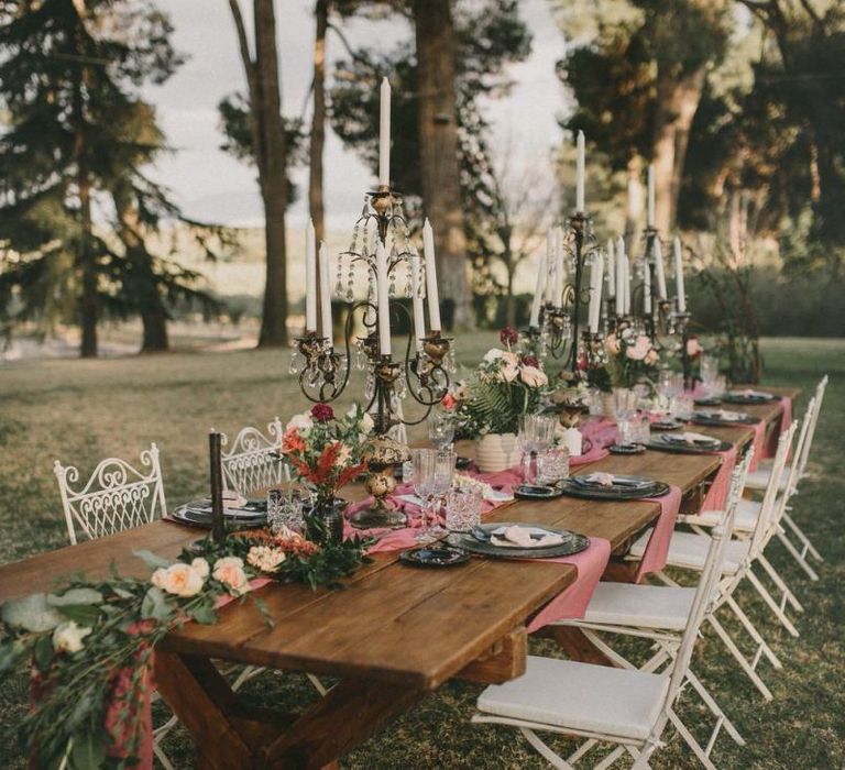 Intimate Tablescape for Small Wedding