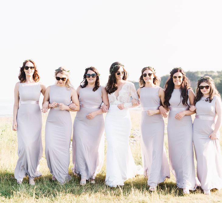 Pale Lilac Bridesmaids Dresses From ASOS