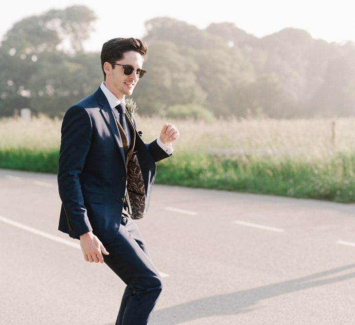 Skateboarding Groom