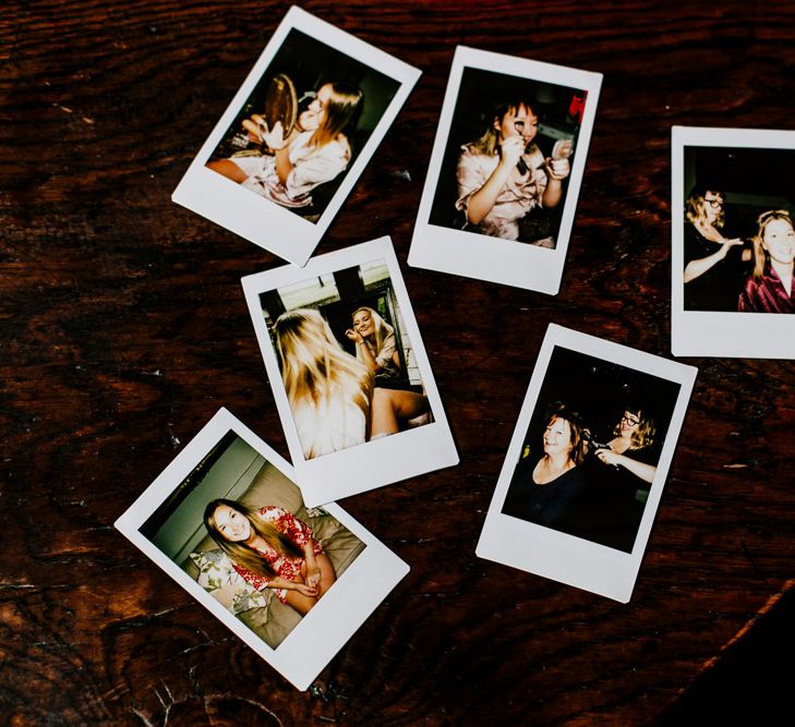 Polaroid Pictures | Colourful Alternative Winter Wedding at Upwaltham Barns, Sussex | Epic Love Story Photography