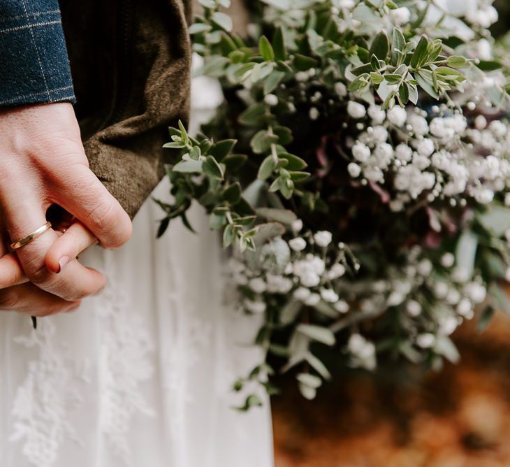 White floral bouquet details with laced boho style Spell And The Gypsy dress