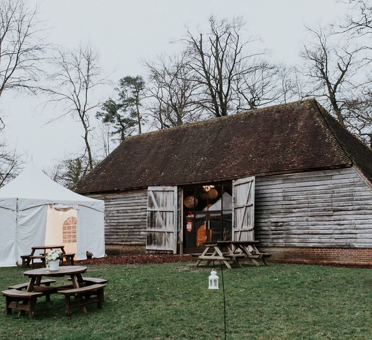 Gold, Grey &amp; Green Rustic Wedding at The Gilbert White’s 16th Century Hampshire Barn | Joasis Photography