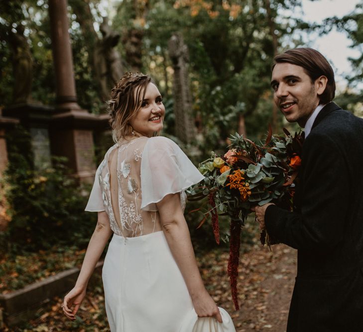 Bride and Groom Wedding Portrait