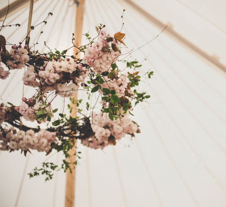 Blossom Floral Hoop | Spring Wedding Colours for 2019 | Soft &amp; Muted Spring Wedding inspiration | The Garden Gate Flower Company | Images by Amy Shore Photography