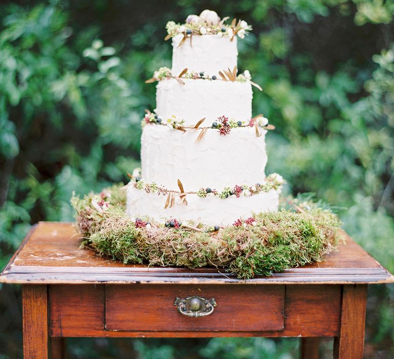 Wedding Cake | Spring Wedding Colours for 2019 | Spring Wedding Inspiration Shoot By Rebecca Avery Flowers &amp; Kathryn Hopkins Photography With Cakes From French Made London