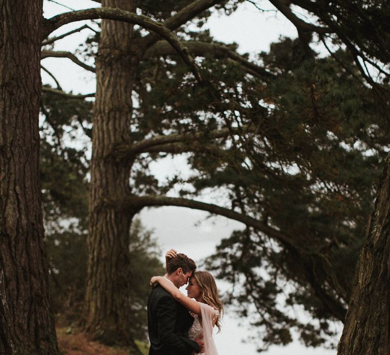 Couples Shoot Amongst The Pine Trees In Cornwall // James Frost Photography