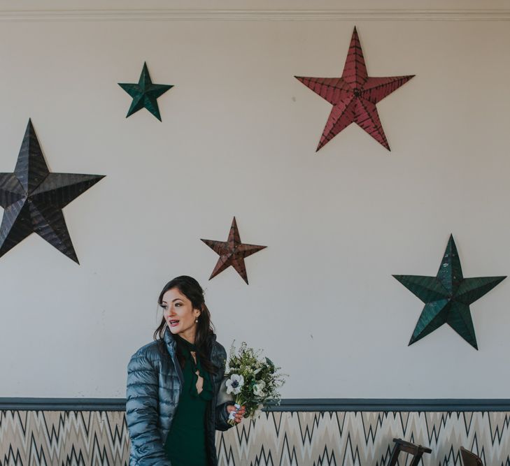 Winter Wedding at The West Reservoir Centre, Stoke Newington | Bride wears Maggie Sottero Dress | Bridesmaids in ASOS | Images by Remain In Light