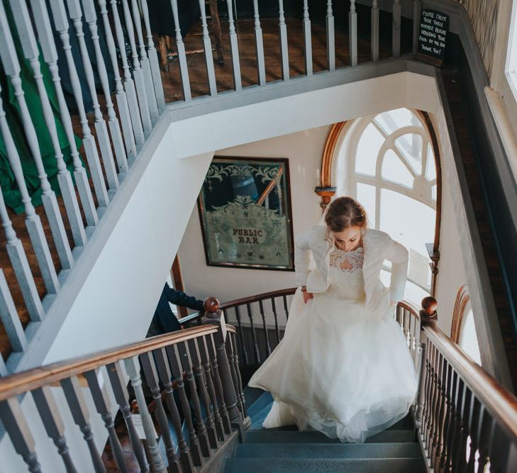 Winter Wedding at The West Reservoir Centre, Stoke Newington | Bride wears Maggie Sottero Dress | Bridesmaids in ASOS | Images by Remain In Light