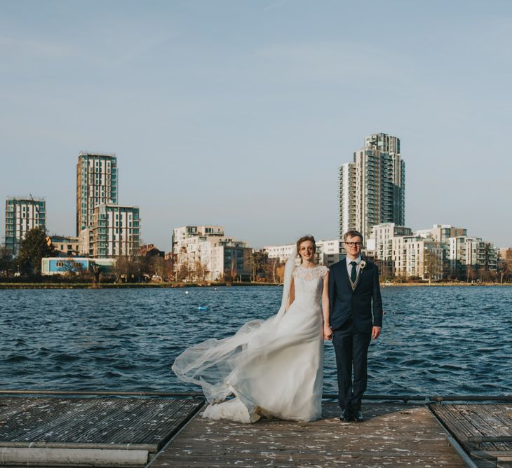 Winter Wedding at The West Reservoir Centre, Stoke Newington | Bride wears Maggie Sottero Dress | Bridesmaids in ASOS | Images by Remain In Light