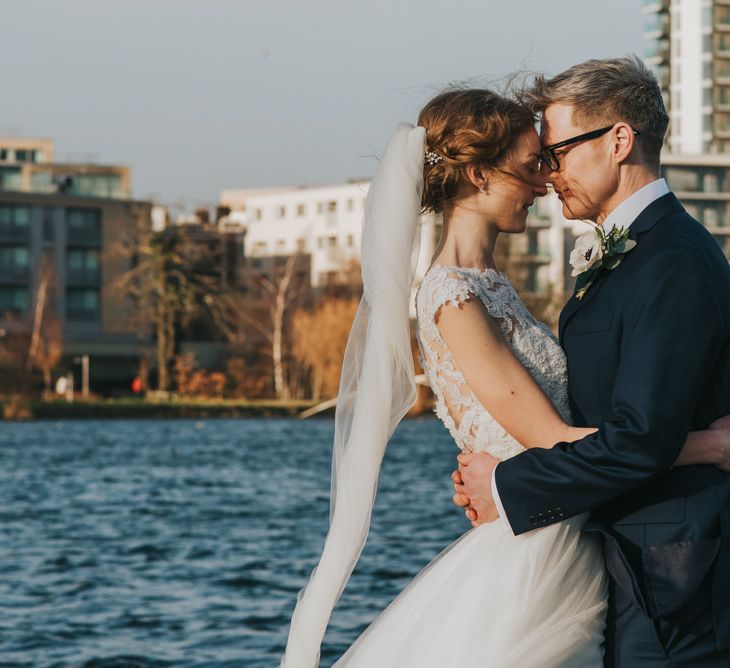 Winter Wedding at The West Reservoir Centre, Stoke Newington | Bride wears Maggie Sottero Dress | Bridesmaids in ASOS | Images by Remain In Light