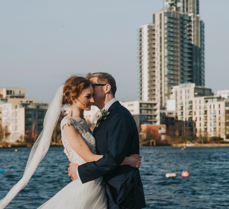 Winter Wedding at The West Reservoir Centre, Stoke Newington | Bride wears Maggie Sottero Dress | Bridesmaids in ASOS | Images by Remain In Light