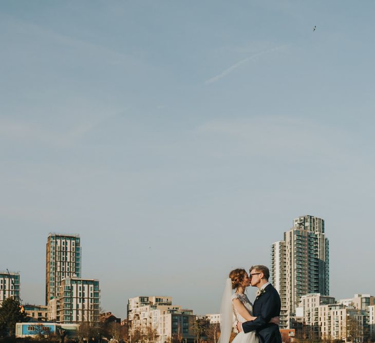 Winter Wedding at The West Reservoir Centre, Stoke Newington | Bride wears Maggie Sottero Dress | Bridesmaids in ASOS | Images by Remain In Light