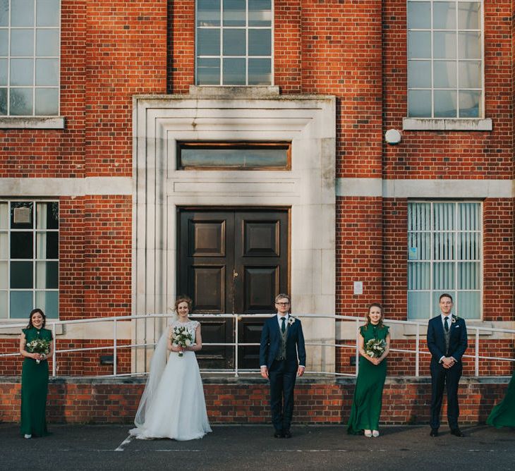 Bridal Party Outside The West Reservoir Centre, Stoke Newington // Images by Remain In Light