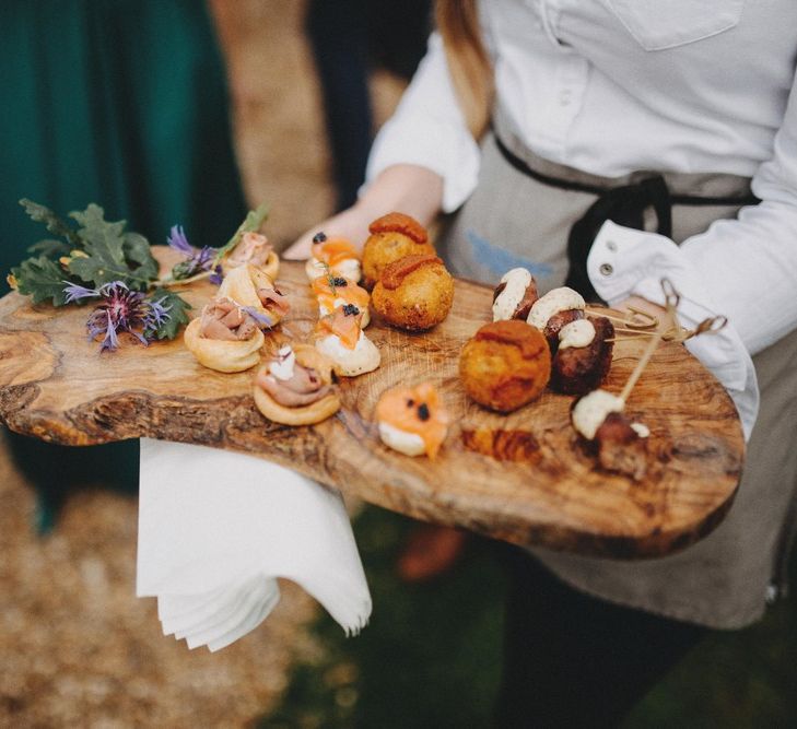 Wedding Canapes / Image By Ali Paul Photography