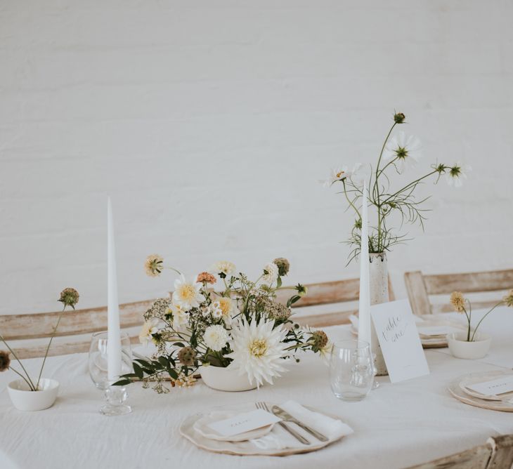 Table decor and flowers