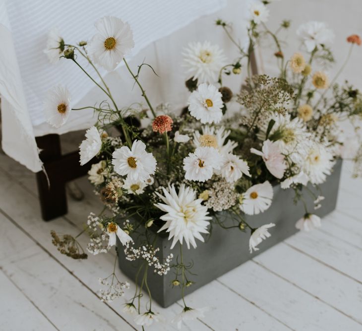 floral arrangement with delicate flower