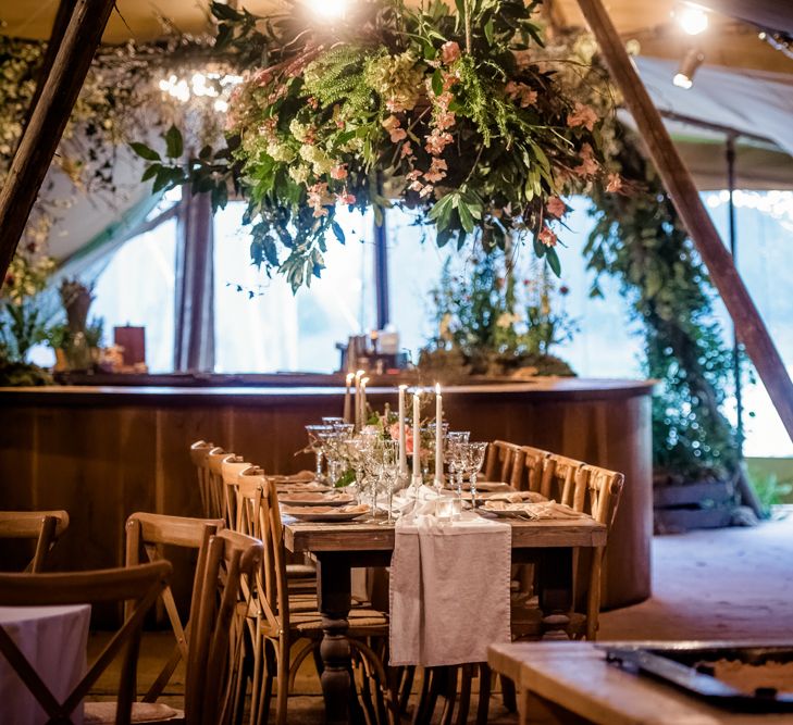 Teepee Tent Wedding With Romantic Meadow Inspired Styling // PapaKata Spring Open Day // Images By Dominic Wright // Styling By Natalie Hewitt