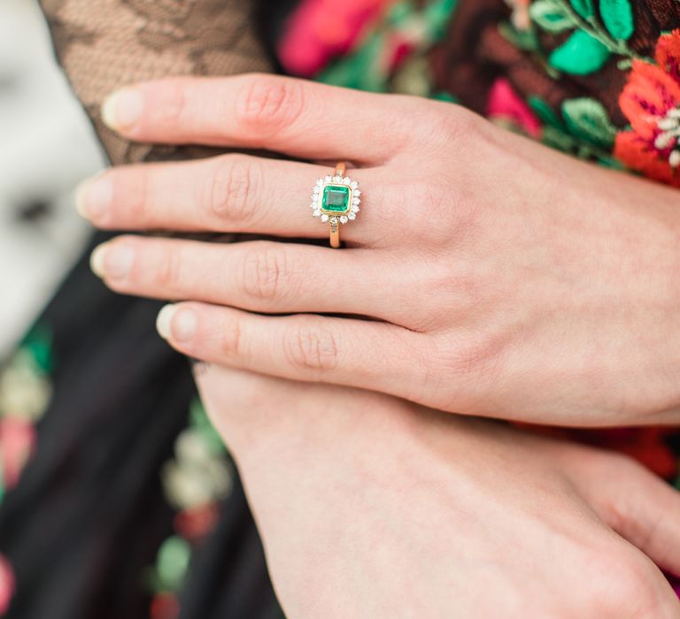 Delicate &amp; Feminine, and Bold &amp; Passionate Frida Kahlo Wedding Inspiration at Horniman Museum Glasshouse Venue | Styled by Anna Fern Events | Elizabeth’s Cake Emporium | Wild About Flowers | Joanne Fleming Design Gowns | Roberta Facchini Photography