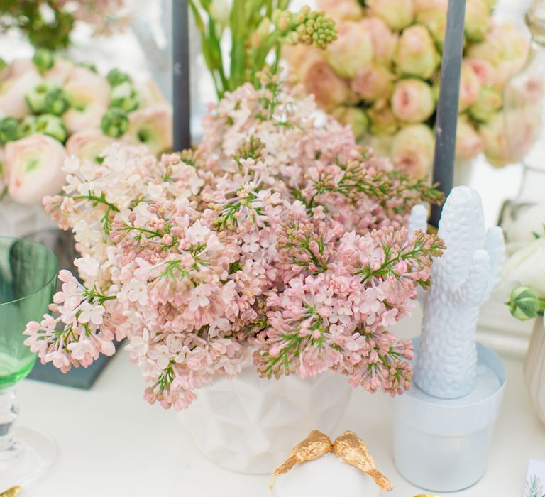 Delicate &amp; Feminine, and Bold &amp; Passionate Frida Kahlo Wedding Inspiration at Horniman Museum Glasshouse Venue | Styled by Anna Fern Events | Elizabeth’s Cake Emporium | Wild About Flowers | Joanne Fleming Design Gowns | Roberta Facchini Photography