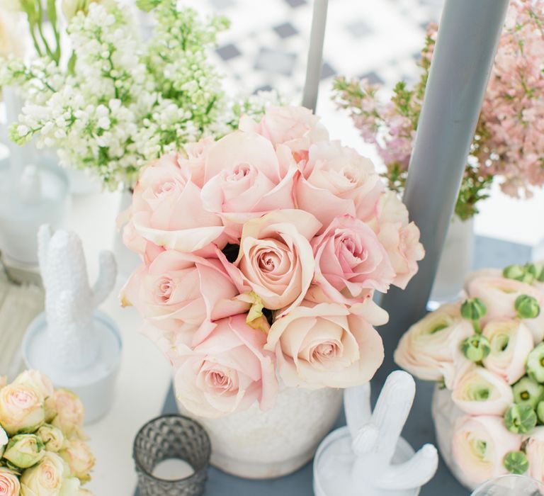 Delicate &amp; Feminine, and Bold &amp; Passionate Frida Kahlo Wedding Inspiration at Horniman Museum Glasshouse Venue | Styled by Anna Fern Events | Elizabeth’s Cake Emporium | Wild About Flowers | Joanne Fleming Design Gowns | Roberta Facchini Photography