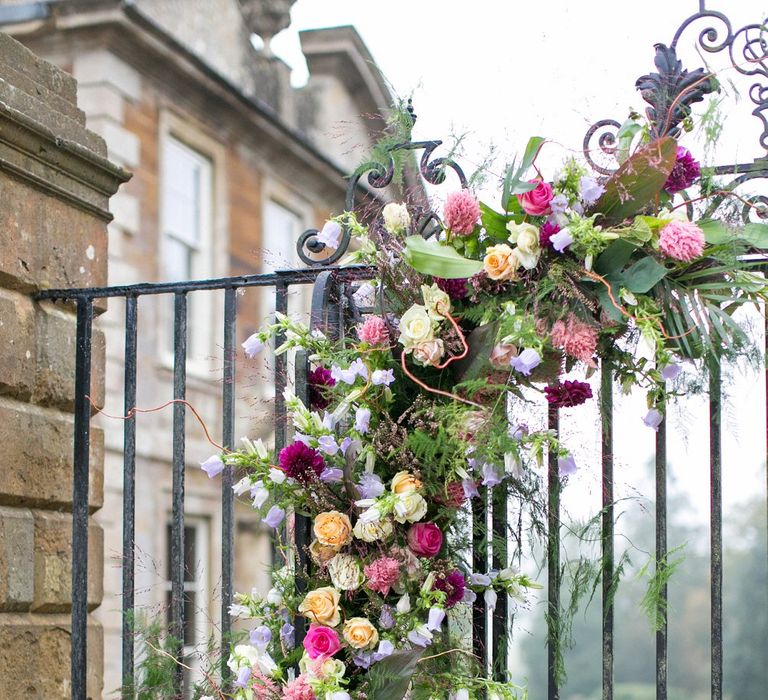 Pink, Peach &amp; Lilac Rose Wedding Flowers | Spring Equinox at Thorpe Manor Wedding Venue by Revival Rooms | Anneli Marinovich Photography