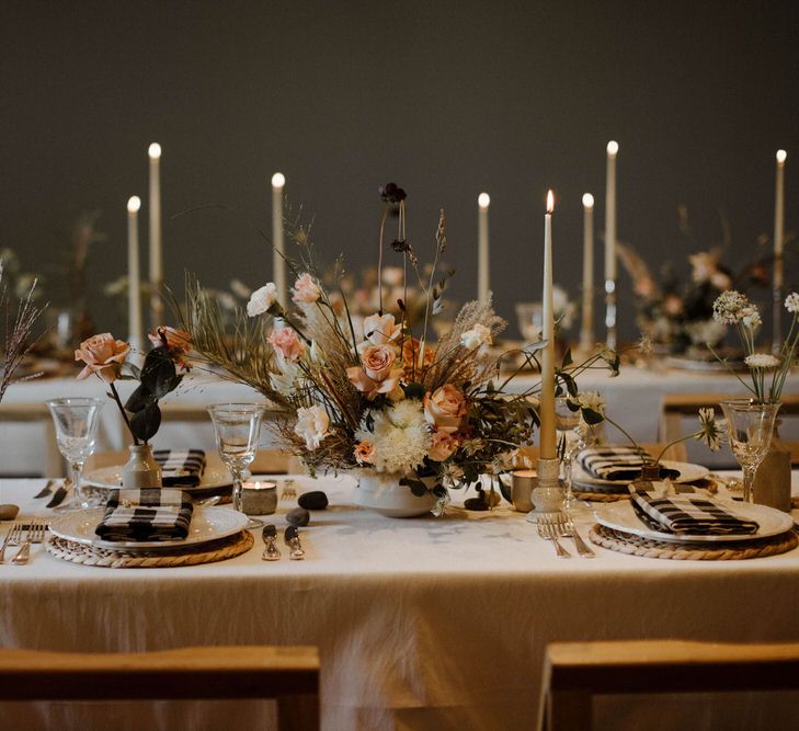 A City Picnic Inspired Table Scape For Wedding Styled By Knot And Pop // Image By The Curries