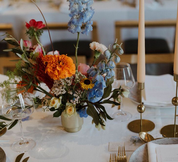 Wedding Reception Room At Ace Hotel Shoreditch Styled By Knot And Pop With Images From The Curries