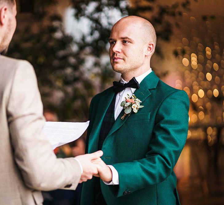 Grooms say their vows