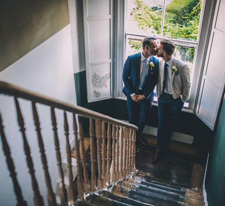 The Roost Dalston gay celebration with vintage styling and colourful decor for micro wedding