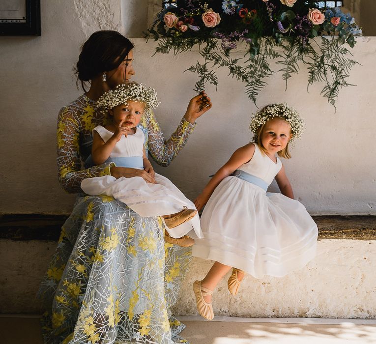 Coastal Inspired Marquee Wedding With Bride In Bespoke Dress And Bridesmaids In Rewritten Wrap Dresses Images By Luis Holden