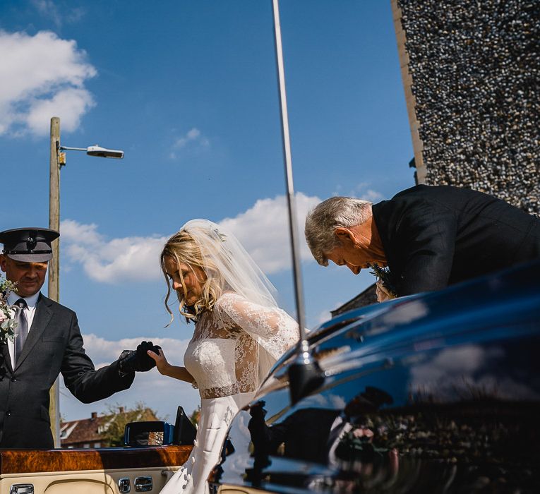 Coastal Inspired Marquee Wedding With Bride In Bespoke Dress And Bridesmaids In Rewritten Wrap Dresses Images By Luis Holden