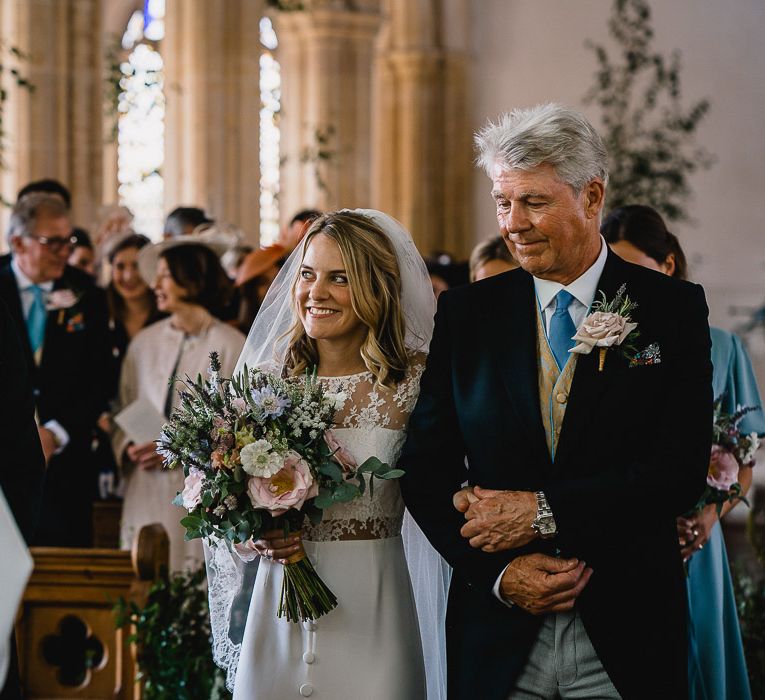 Coastal Inspired Marquee Wedding With Bride In Bespoke Dress And Bridesmaids In Rewritten Wrap Dresses Images By Luis Holden