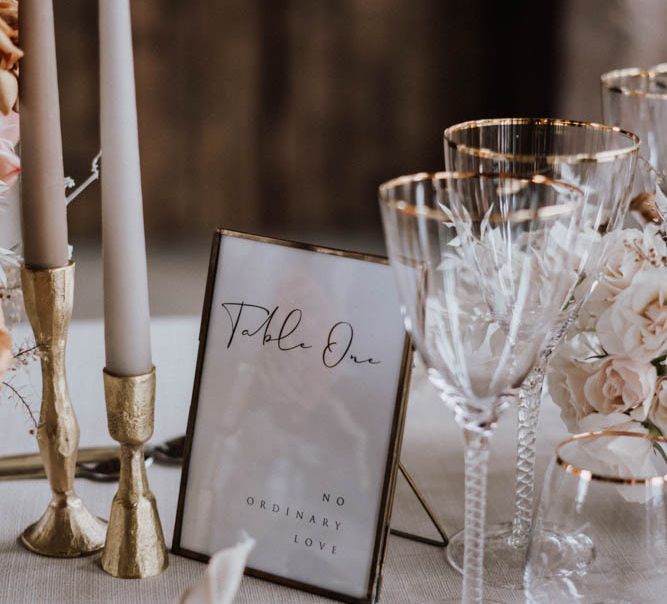 Pink and gold wedding table setup By Chenai styling