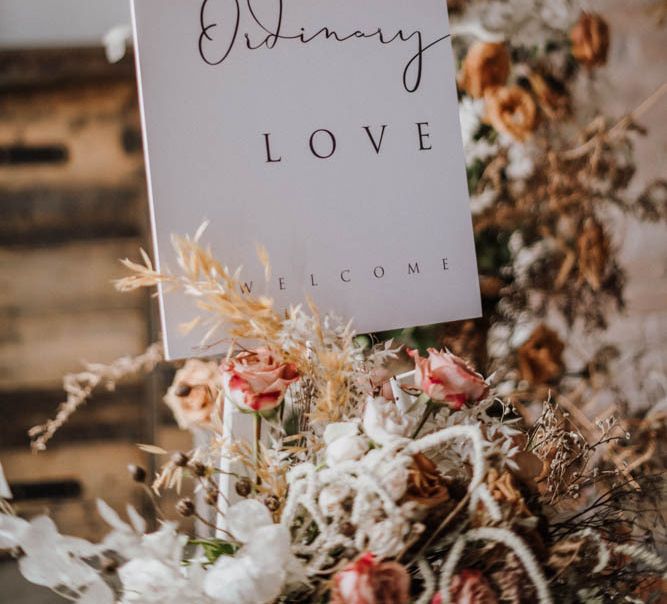 No oridinary love wedding sign by EYI Loves