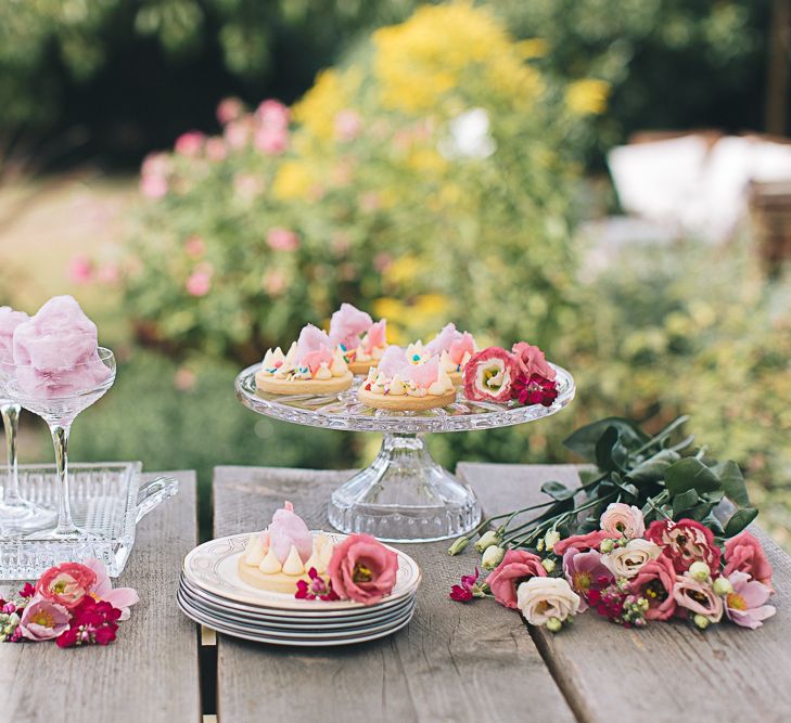 Candy Floss Cocktail With Prosecco