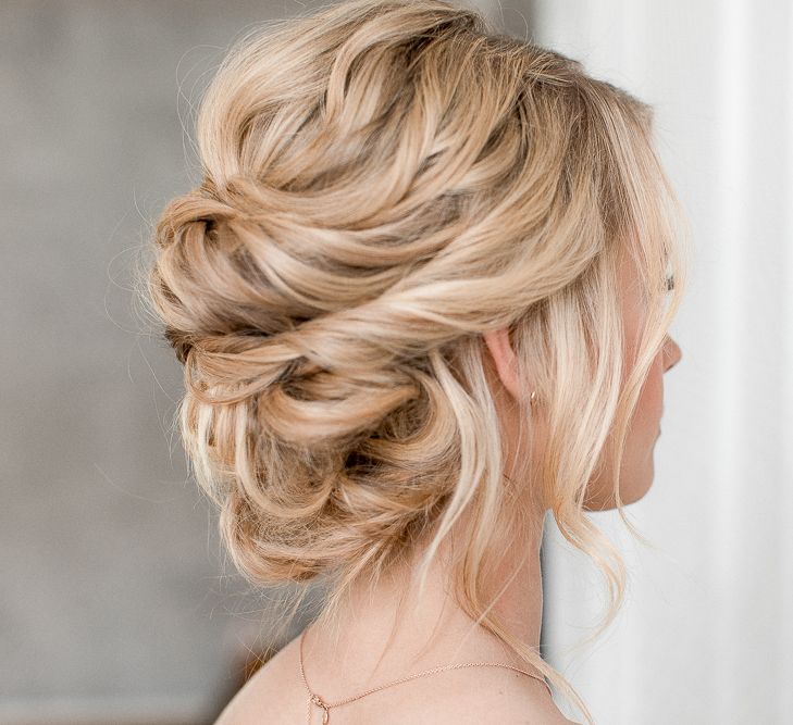 Twisted, textured, undone updo