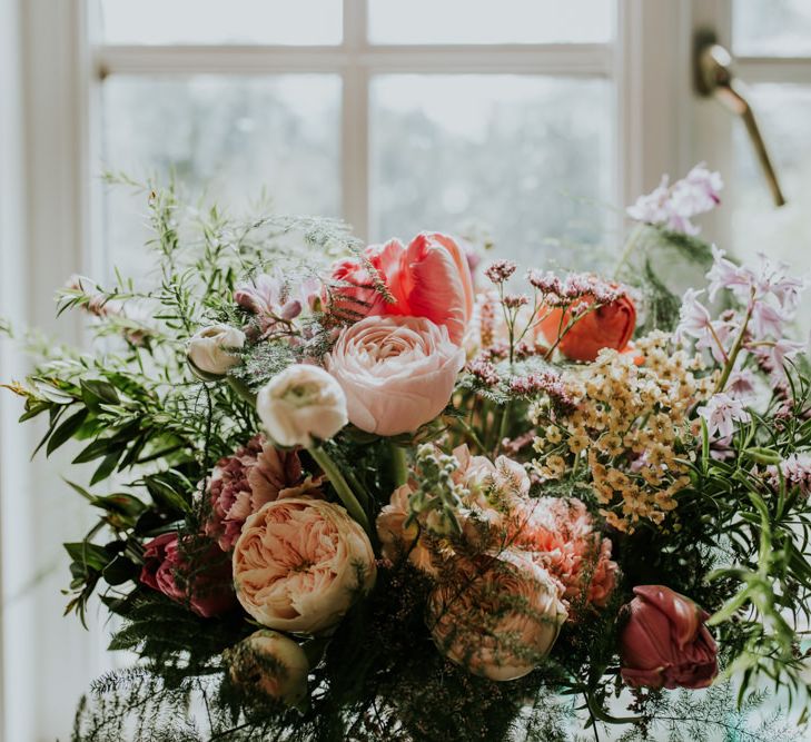 Wedding bouquet for bride in Scotland