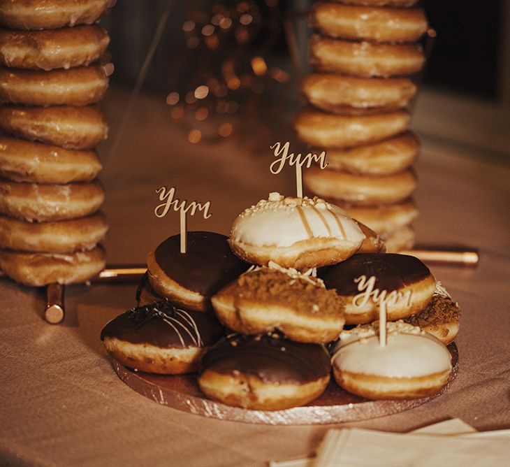 Doughnut Tower Wedding Cake Table