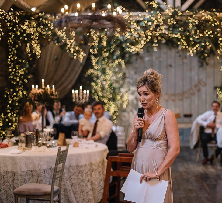 Bridesmaid wedding speeches