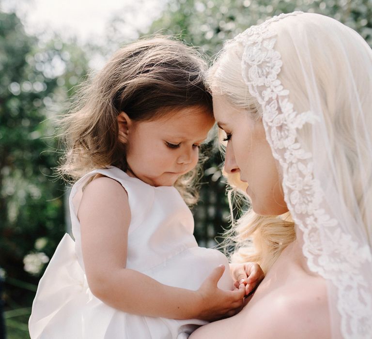 Mother and Daughter Moment a.k.a The Bride and Flower Girl