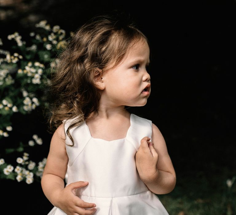 Beautiful Flower Girl in Monsoon Dress