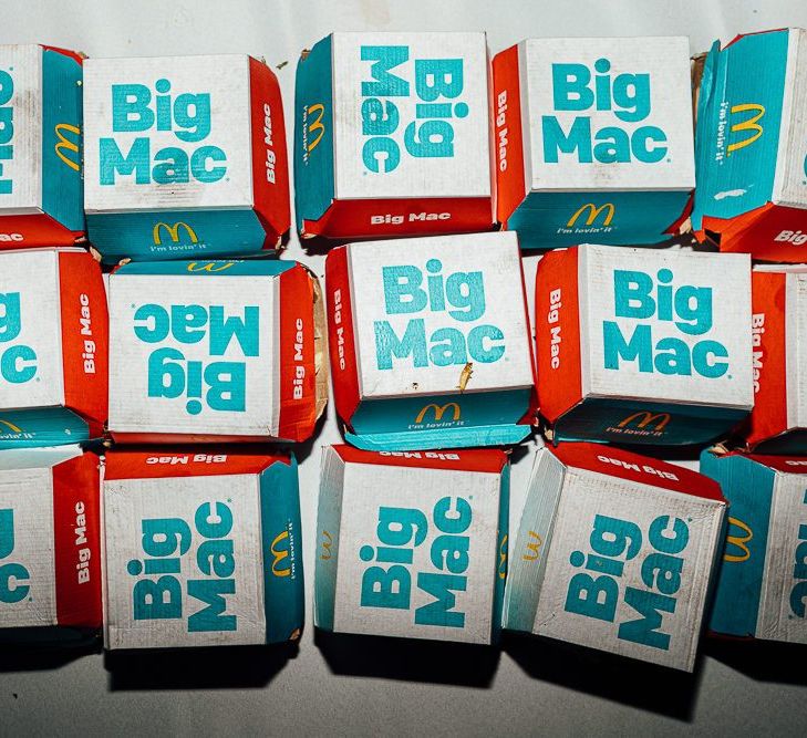 Big Mac's for industrial wedding breakfast