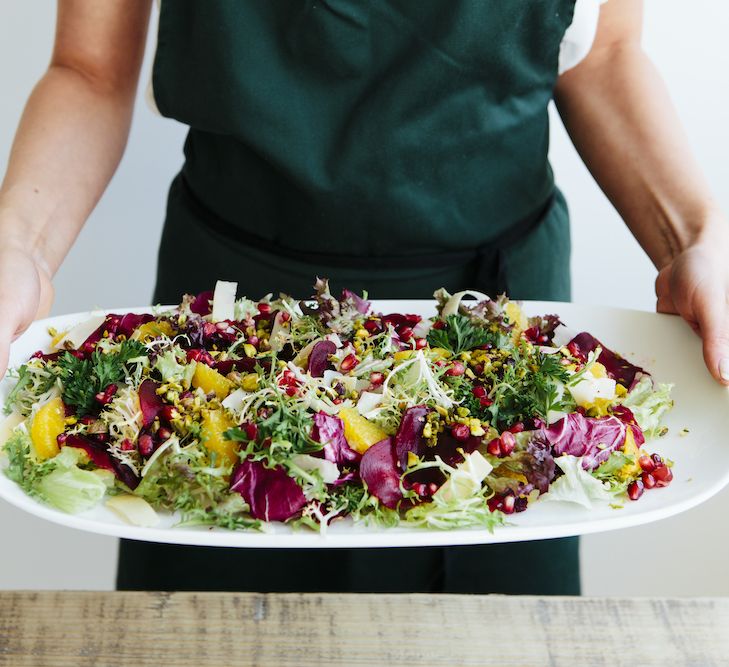 Wedding Grazing Table Salad by Bear Claw Catering Image by Sacco & Sacco Photography