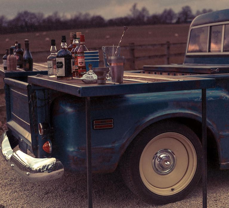 Wedding Pick Up Truck Bar by Bridgetown Monroe