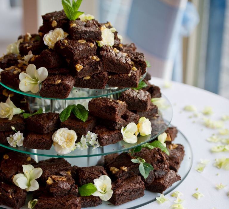 Brownie Wedding Cake by Caroline Gent