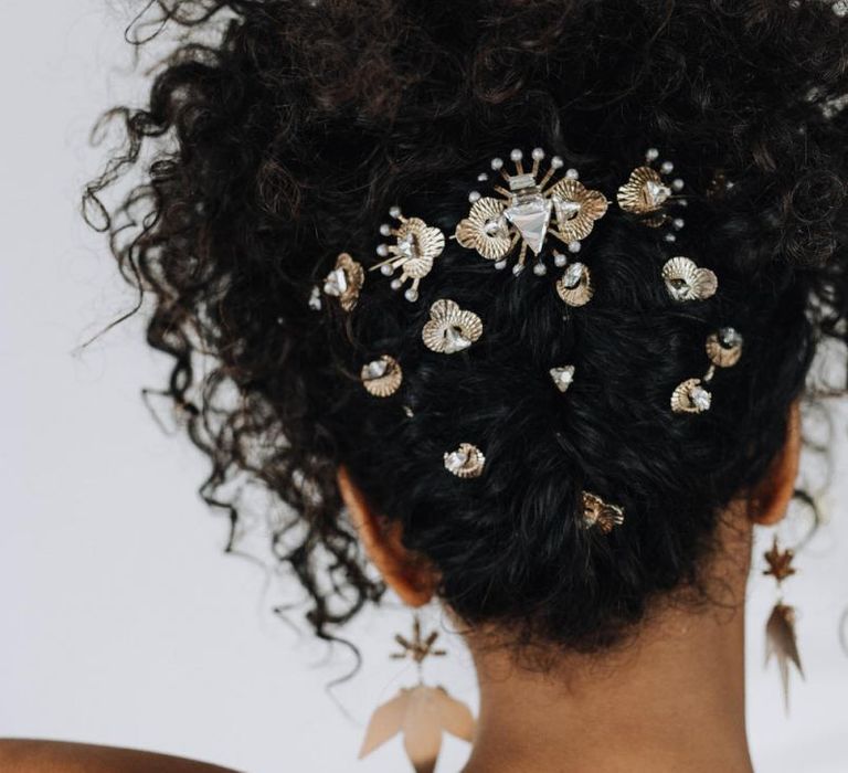 Tilly Thomas Lux wedding hair accessories